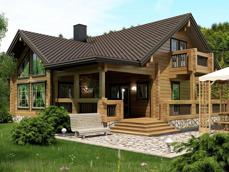 Деревянные дома из бревна и бруса в Краснодаре